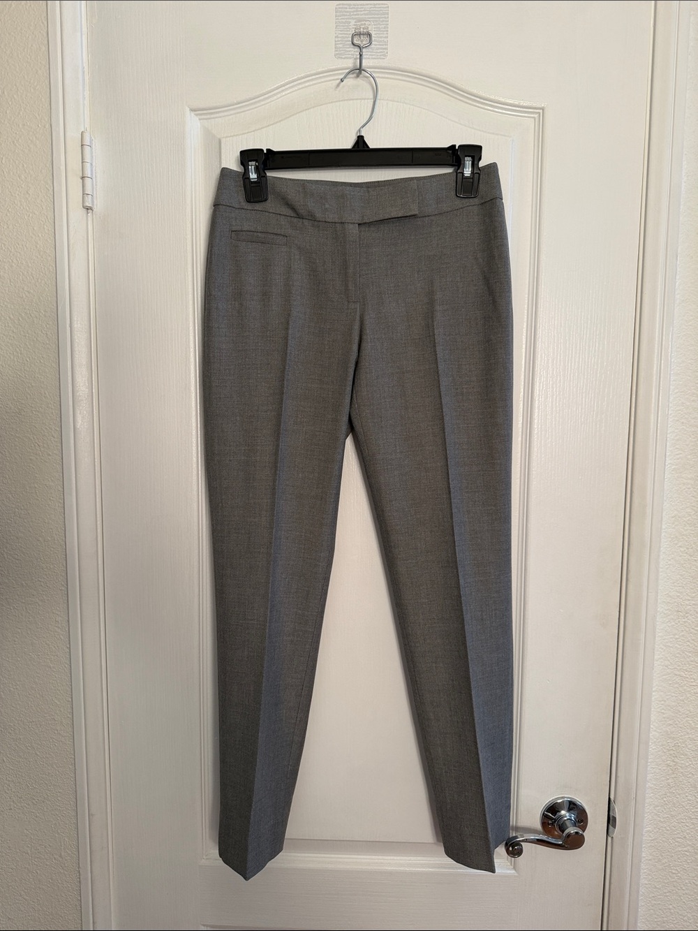 Talbots Signature Petites Gray Cropped Dress Pants